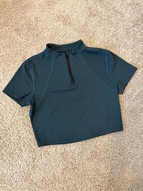 Kamo Fitness Zip-Front Crop, Medium